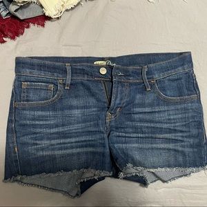 Jean shorts low rise